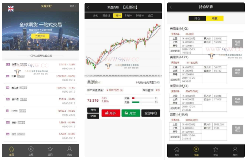 富星期货 微盘点位盘源码_中英文双语言_PC+手机源码插图1
