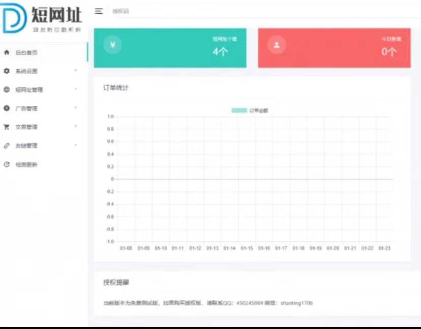 闪灵短域名_微信QQ域名防拦截系统源码插图