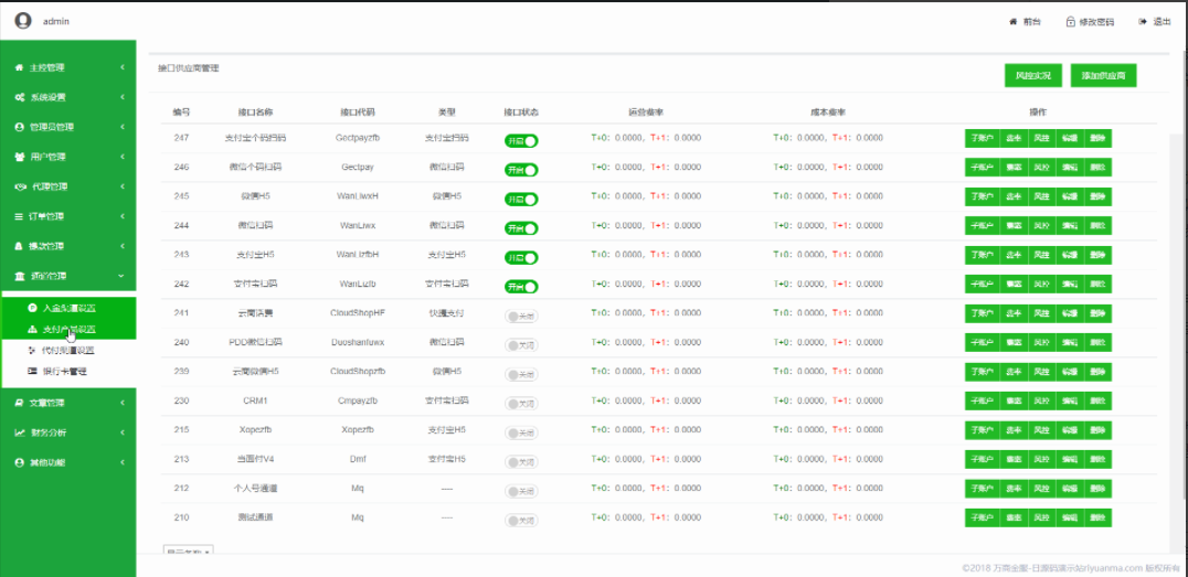 聚合支付系统源码 可用代付系统_价值8000元插图7