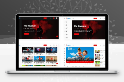 响应式 社交媒体电影视频网站模板HTML5源码