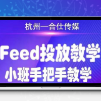 合仕传媒巨量千川feed投放视频教程，手把手教学,开车烧钱必须自己会
