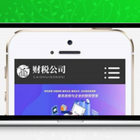 高端财务记账会计代理财税公司织梦dedecms网站模板 带WAP端