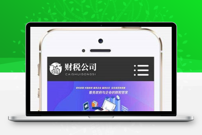高端财务记账会计代理财税公司织梦dedecms网站模板 带WAP端
