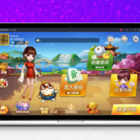 深空房卡棋牌游戏源码二次开发全新UI版