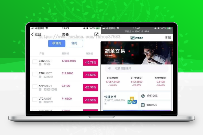 交易所合约源码完整运营版_虚拟币区块链整站打包_价值6000元_行情正常