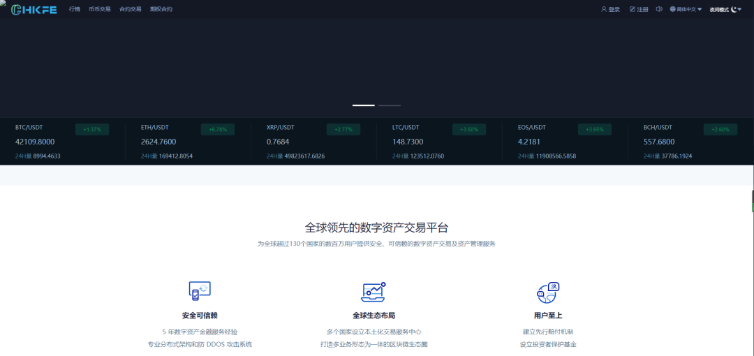 仿火币模式交易所源码+VUE源码可二开 法币交易/币币交易/合约交易/期权交易+流动性挖矿UP理财LEO认购运营插图3