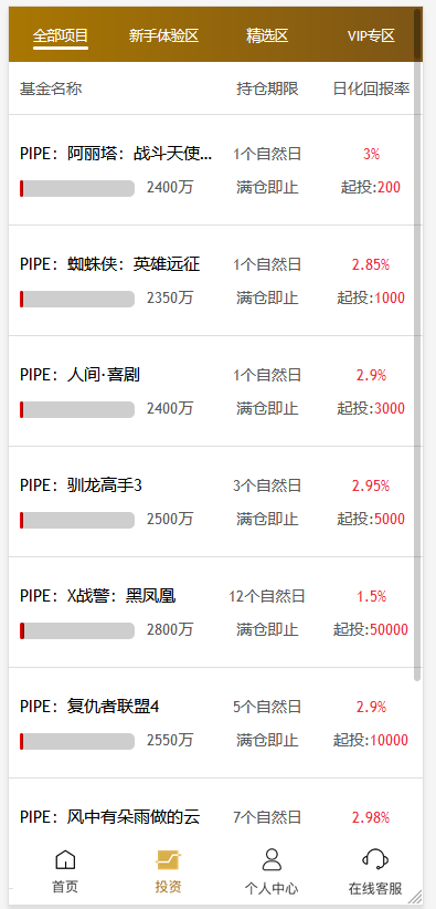 最新修复 影视投资/理财挖矿/电影项目众筹/票房分红源码 对接免签支付 完整视频教程插图1